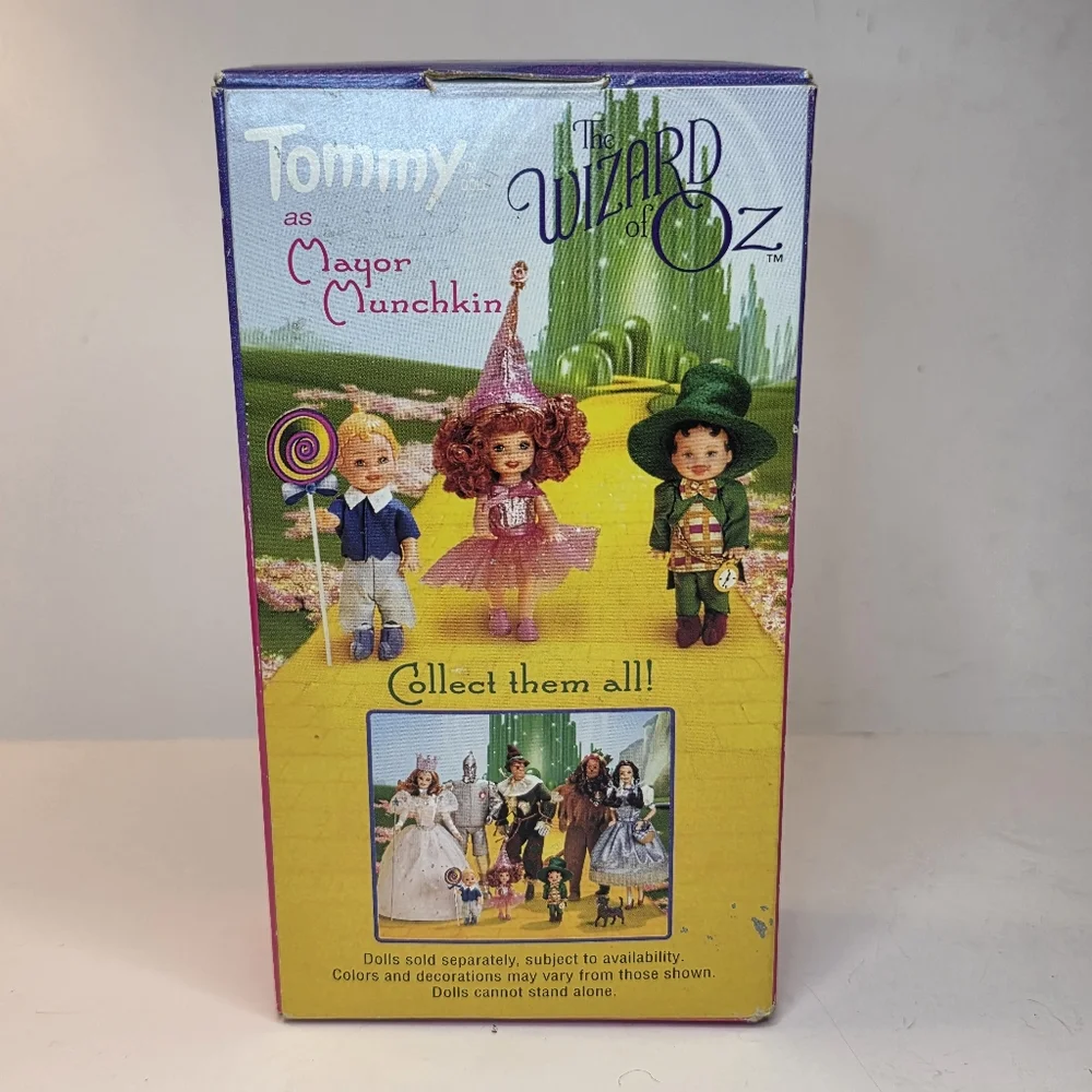 Wizard Of Oz x Mattel Barbie Kelly Munchkin Collection 1999 Dolls Set Of 3